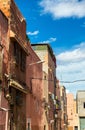 Buildings in Medina of Marrakesh, a UNESCO heritage site in Morocco Royalty Free Stock Photo