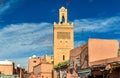 Buildings in Medina of Marrakesh, a UNESCO heritage site in Morocco Royalty Free Stock Photo