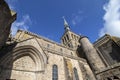 Church at the Mont Saint Michel Normandy France.Church.