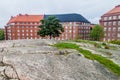 Buildings near Temppeliaukion Church known also as Rock Church in Helsinki, Finla