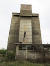 Buildings of old broken and abandoned industries in city of Banja Luka - 8 Royalty Free Stock Photo