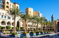 Buildings on the Old Town Island in Dubai Royalty Free Stock Photo