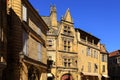 Buildings in the old town of Sarlat Royalty Free Stock Photo