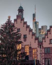 Buildings in the old town square in Romerberg, Frankfurt