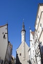 Buildings in the Old Town in Tallinn, Estonia Royalty Free Stock Photo