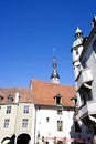 Buildings in the Old Town in Tallinn, Estonia Royalty Free Stock Photo