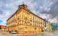 Buildings in the old town of Trebic, Czech Republic