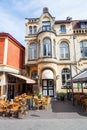 Buildings in the old town of Valkenburg aan de Geul, Netherlands