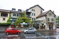 Buildings on one of Streets in Geneva Royalty Free Stock Photo