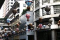 Buildings and other residential and commercial establishments inside the Araneta Center