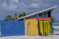 Blue and yellow colors of Key West. Royalty Free Stock Photo