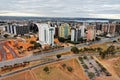Buildings and Paranoa Lake Brasilia Brazil