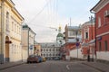 Buildings in Petropavlovsky street in Moscow