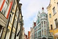 The buildings on Pikk street in Art Nouveau style, Tallinn, Estonia