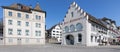 Buildings in Rapperswil old town Royalty Free Stock Photo