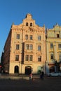 Buildings on Republic Square in PlzeÃË Royalty Free Stock Photo