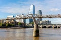 Buildings on the River Thames in London, beautiful cityscape