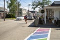 Buildings and shops in the New England town of Kennebunkport