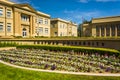 Buildings and sign at Chapman University Royalty Free Stock Photo