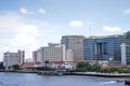 Buildings of Siriraj hospital along river