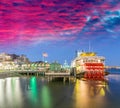 Buildings and skyline of New Orleans, Lousiana Royalty Free Stock Photo