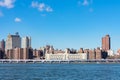 Lower East Side New York City Skyline along the East River Royalty Free Stock Photo