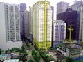 Buildings and Skyscrapers in Ortigas Complex in Pasig City, Manila, Philippines