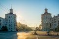 Buildings on Sobornyi Avenue in Zaporizhia, Ukraine