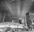 Buildings of Southbank at night, Melbourne - Australia Royalty Free Stock Photo