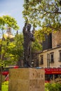 Buildings and statues of Liberation Square