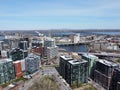 Buildings and street views in downtown Montreal Royalty Free Stock Photo