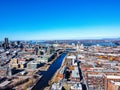 Buildings and street views in downtown Montreal Royalty Free Stock Photo