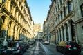 Buildings and street views in downtown Montreal Royalty Free Stock Photo