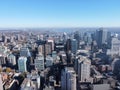 Buildings and street views in downtown Montreal Royalty Free Stock Photo