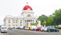 Buildings, streets and gardens of Cienfuegos in the Republic of Cuba