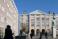 Buildings and students of University Groningen