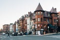 Buildings on 18th Street, in Adams-Morgan, Washington, DC