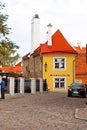 Buildings on Toom-Kooli Street in old town, Tallinn, Estonia