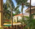 Buildings and trees on Cuban Sol Rio de Luna Mares resort property