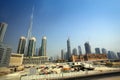 buildings under construction in Dubai Royalty Free Stock Photo