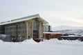 Buildings on the university of tromso, norways arctic university