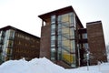 Buildings on the university of tromso, norways arctic university