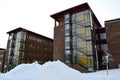 Buildings on the university of tromso, norways arctic university