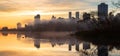 Buildings in Urban City of Downtown Vancouver, BC, Canada. Royalty Free Stock Photo