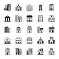 Buildings Vector Icons 2