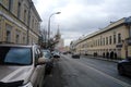 Buildings on Verkhnyaya radishchevskaya street in Moscow