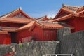 Buildings and walls at Shuri Castle