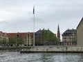 Buildings on the waterfront on the canal at Copenhagen