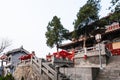 Buildings of Xiangshan Temple on East Hill Royalty Free Stock Photo