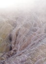 Textured mineral hot springs closeup Royalty Free Stock Photo